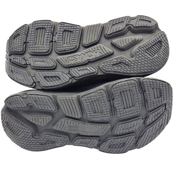 HOKA One One Bondi 7 Wide Walking Running Gym Shoes 1110531 Black Mesh Men's 10D - Picture 2 of 10